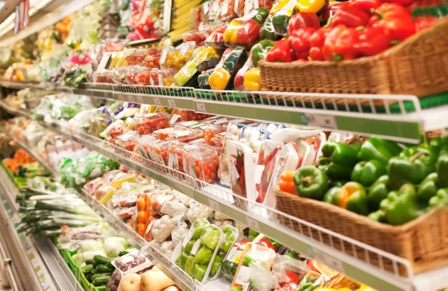 Prateleira no supermercado; inflação; alimentos