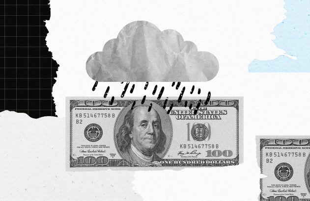 Ilustracao Tempestade de dólares