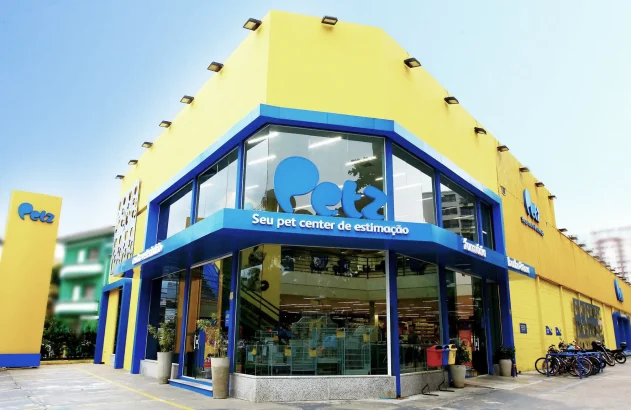 Fachada de loja da Petz