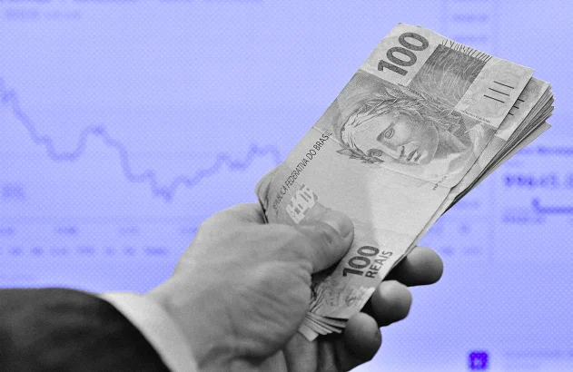 Ações, real, bovespa