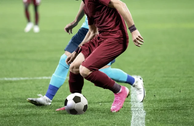 Jogo de futebol; esporte