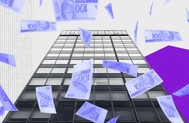 Ilustração representando ETF, fundo imobiliário, imóvel