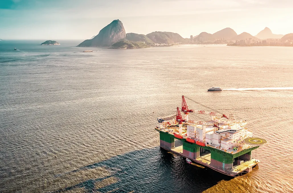 Plataforma de petróleo no Rio de Janeiro (RJ)