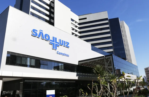 Fachada do Hospital São Luiz Campinas, da Rede D'Or