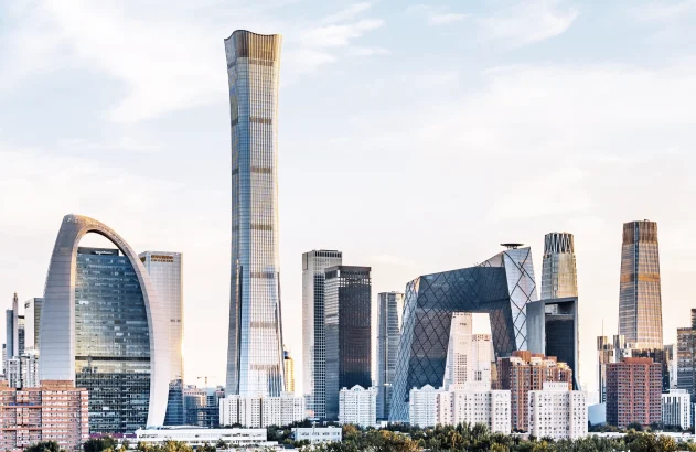 Vista da cidade de Pequim, China