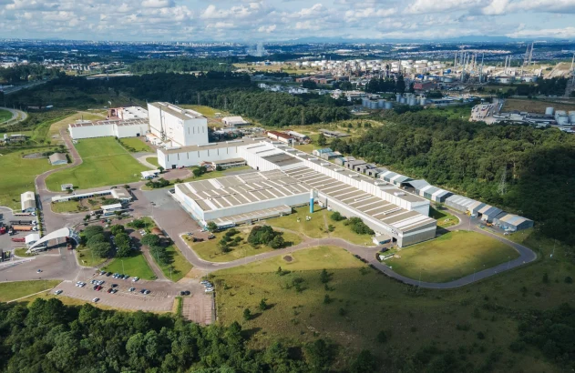 CSN, Companhia Siderúrgica Nacional na Cidade de Araucária, Paraná Brasil.