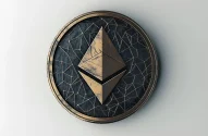Token dourado Ethereum