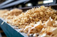 Operação de fábrica de papel e celulose com maquinaria industrial processando fibras de madeira. Foto: Adobe Stock Photo