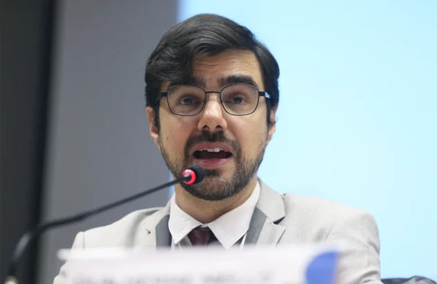 Brasília (DF), 23-05-2023 – Entrevista coletiva para divulgar o Boletim Macrofiscal , Maio 2023, Secretáio da SPR, Guilherme Mello, Foto Valter Campanato/Agência Brasil.