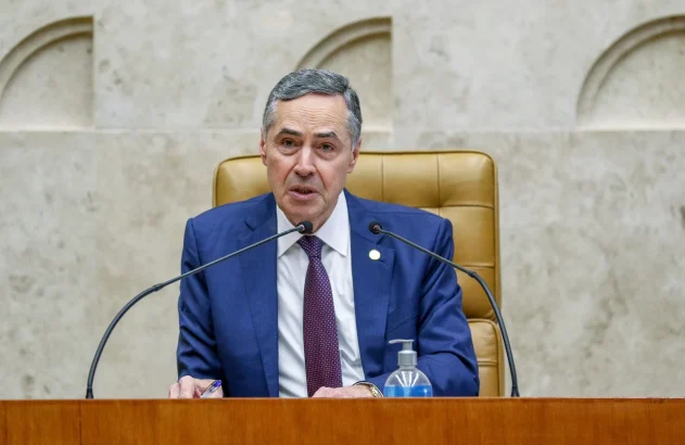 O ministro Luís Roberto Barroso, presidente do Supremo Tribunal Federal (STF)