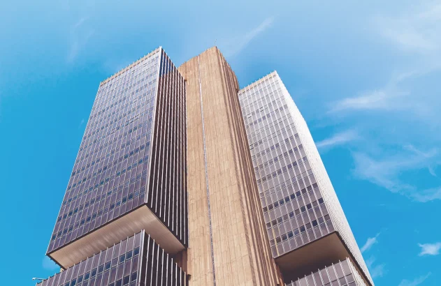 edifício do Banco Central localizado no Setor Bancário Sul em Brasília. Brasília, Distrito Federal