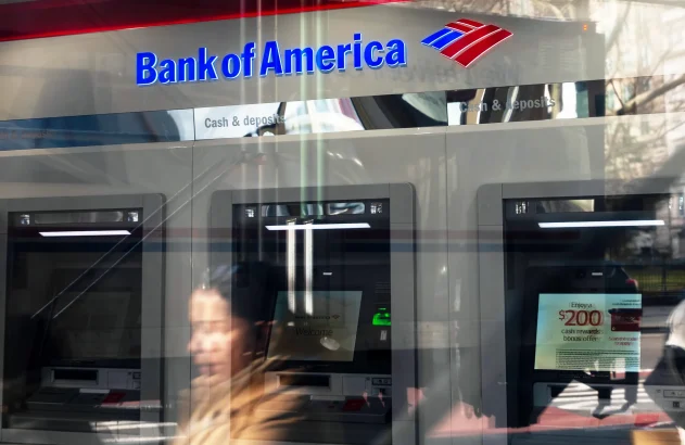 Uma agência do Bank of America fica em Manhattan em 12 de janeiro de 2024 na cidade de Nova York. Foto: Spencer Platt/Getty Images