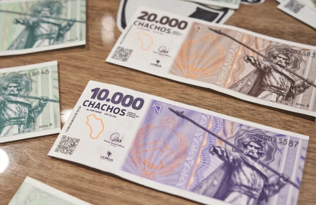 Província de La Rioja imprime notas de moeda própria, o Chacho