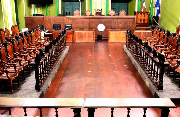 Foto do plenário da Câmara Municipal de Salvador