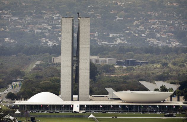 Vista do prédio do Congresso Nacional