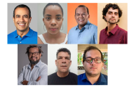Montagem de fotos dos candidatos à Prefeitura de Salvador em 2024