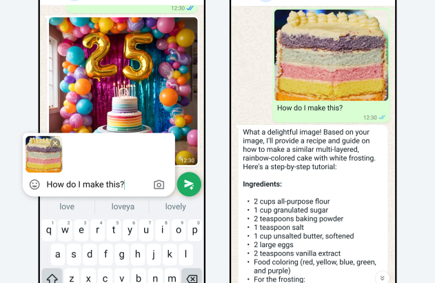 Imagem de divulgação do chatbot Meta IA no WhatsApp