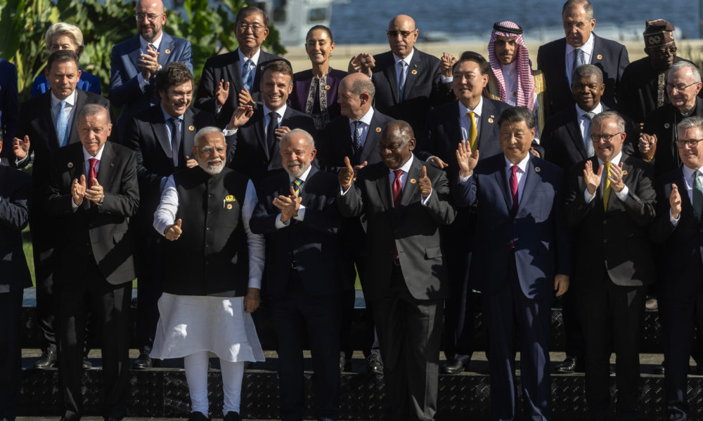 No último dia do G20 no Rio, líderes focam medidas para mudança climática