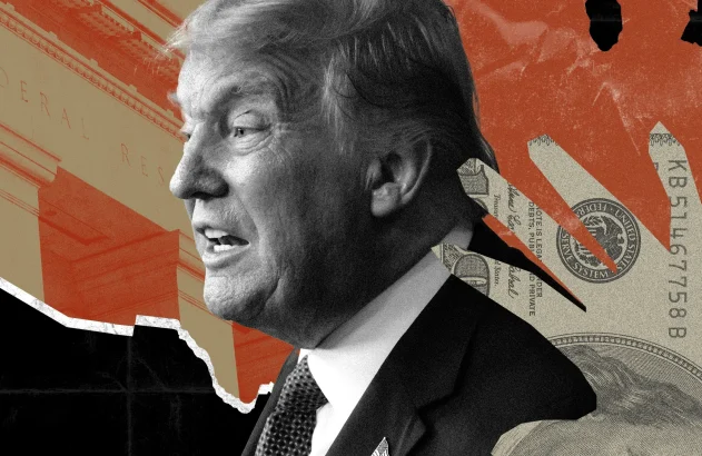 Ilustração de Donald Trump