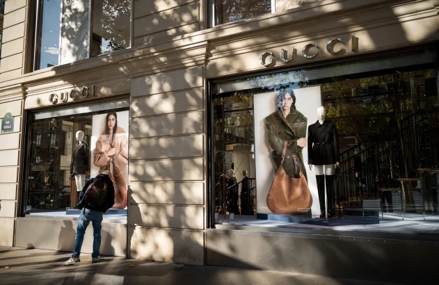 Imagem da marca de luxo Gucci