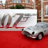 Aston Martin de James Bond, na estreia mundial de Carro James Bonds Aston Martin na estreia mundial de "007 - Sem Tempo para Morrer", de 2021