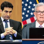 Gabriel Galípolo, presidente do Banco Central do Brasil, e Jerome Powell, presidente do Federal Reserve, dos EUA