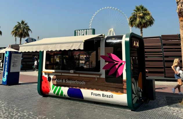 Quiosque da Tropicool em Dubai