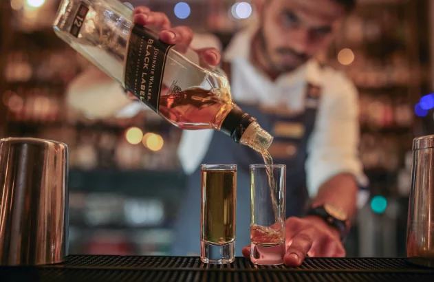 Garrafa do Johnny Walker Black Label, uma das marcas da Diageo