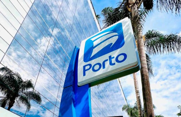 Logo da Porto na sede da empresa em Campos Elísios, SP