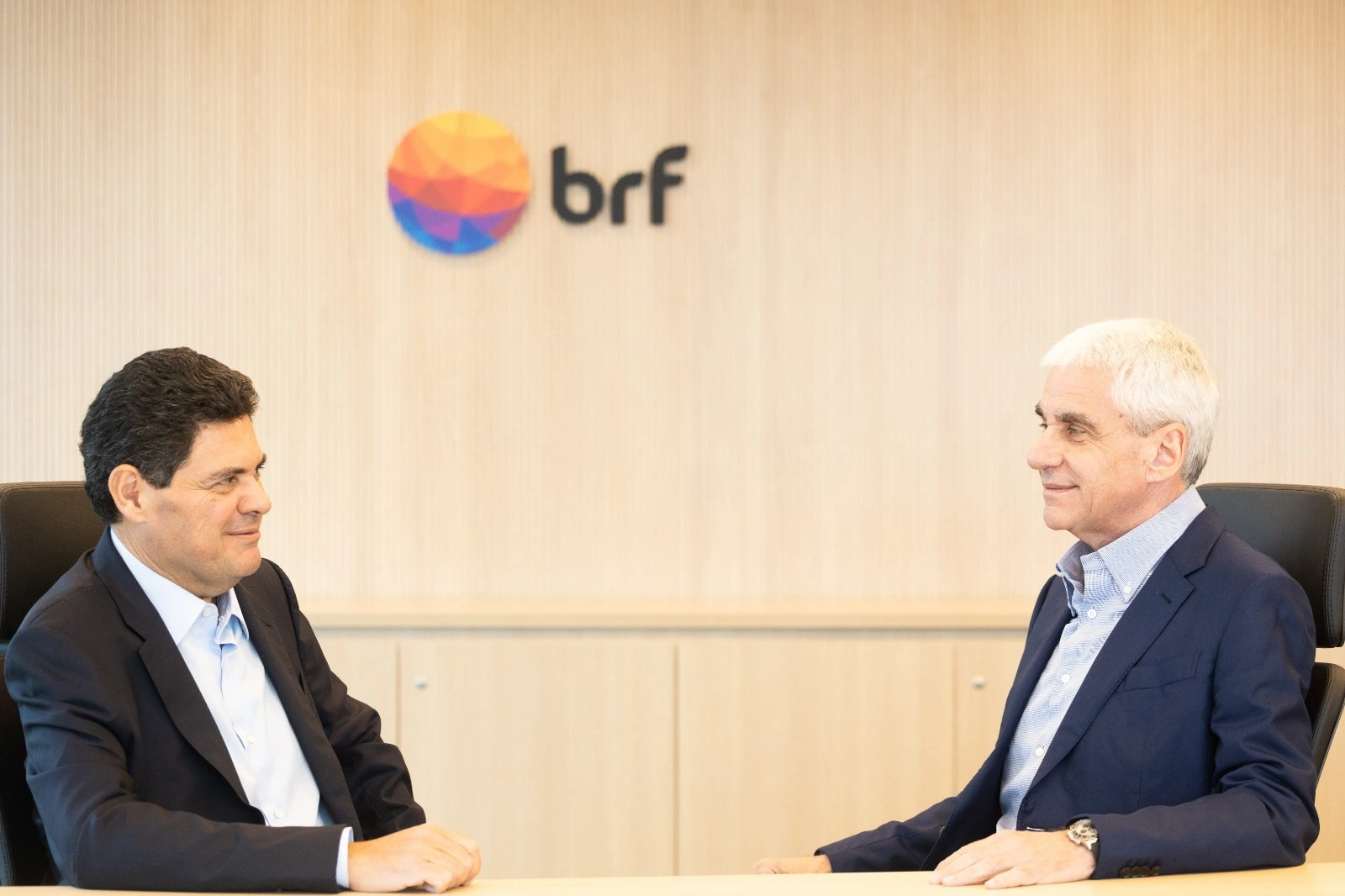 Marcos Molina, controlador da BRF, e Miguel Gularte, CEO da BRF