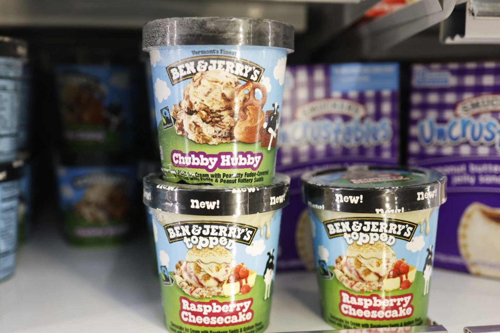 Ben & Jerry's, marca de sorvete da Unilever