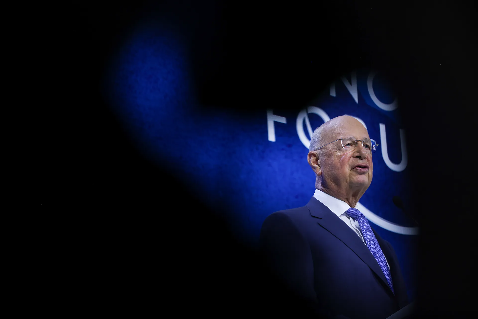 Klaus Schwab, presidente executivo do Fórum Econômico Mundial (FEM)