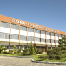 Fachada da fábrica da Teka em Blumenau (SC)