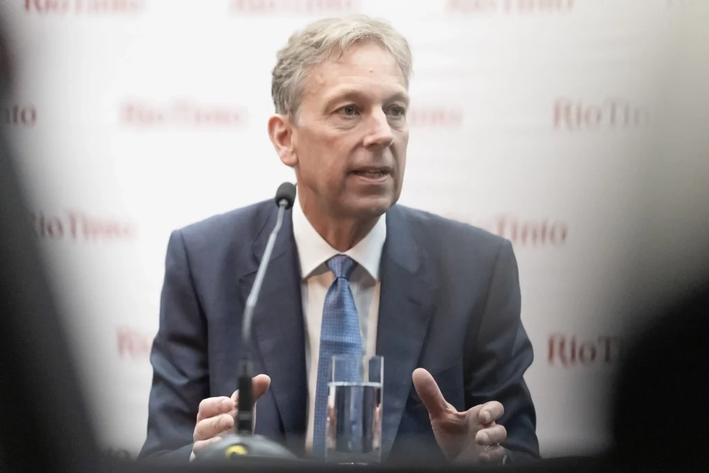 Jakob Stausholm, CEO que está de saída da Rio Tinto
