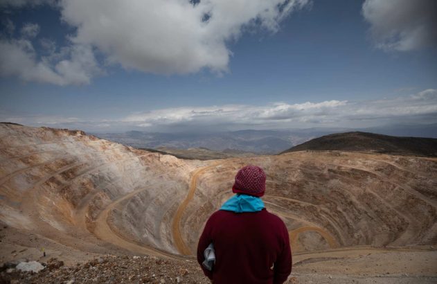 Mina de ouro em Apumayo, no Peru