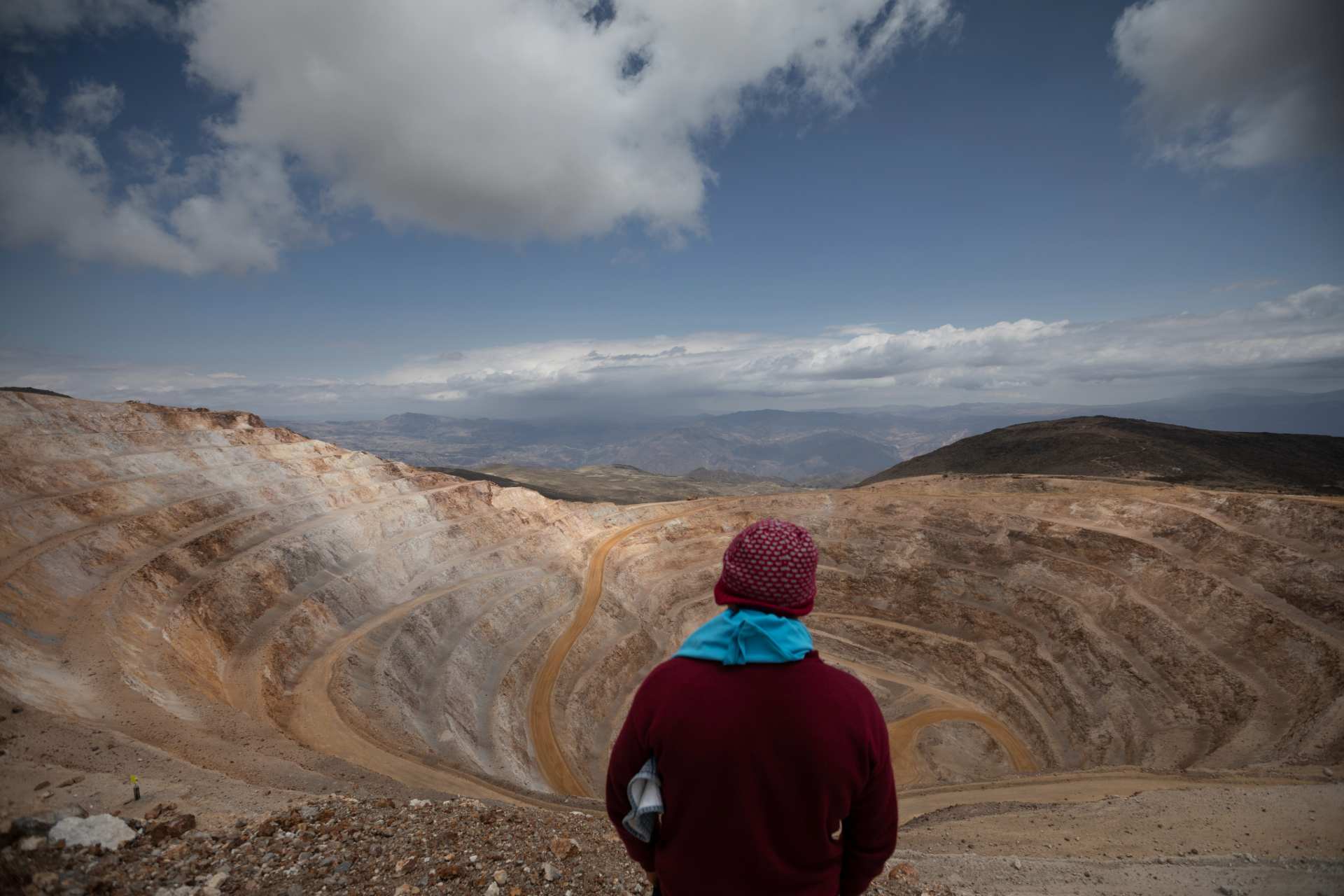 Mina de ouro em Apumayo, no Peru