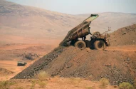 Produção de minério de ferro da Rio Tinto