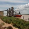 Carregamento de soja em Rosário, na Argentina