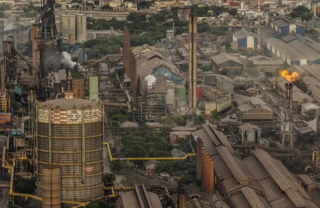 Fábrica da CSN em Volta Redonda, no Rio de Janeiro