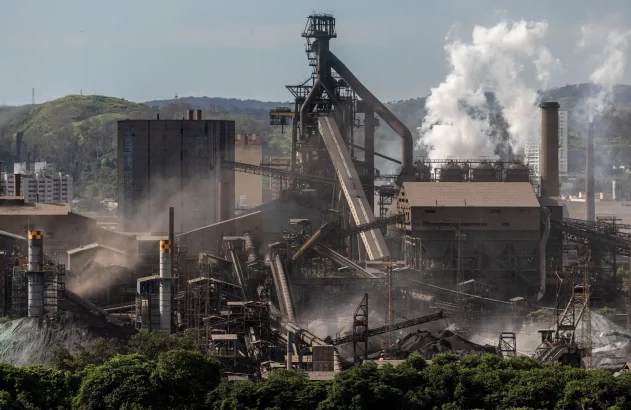Fábrica da CSN em Volta Redonda, no Rio de Janeiro