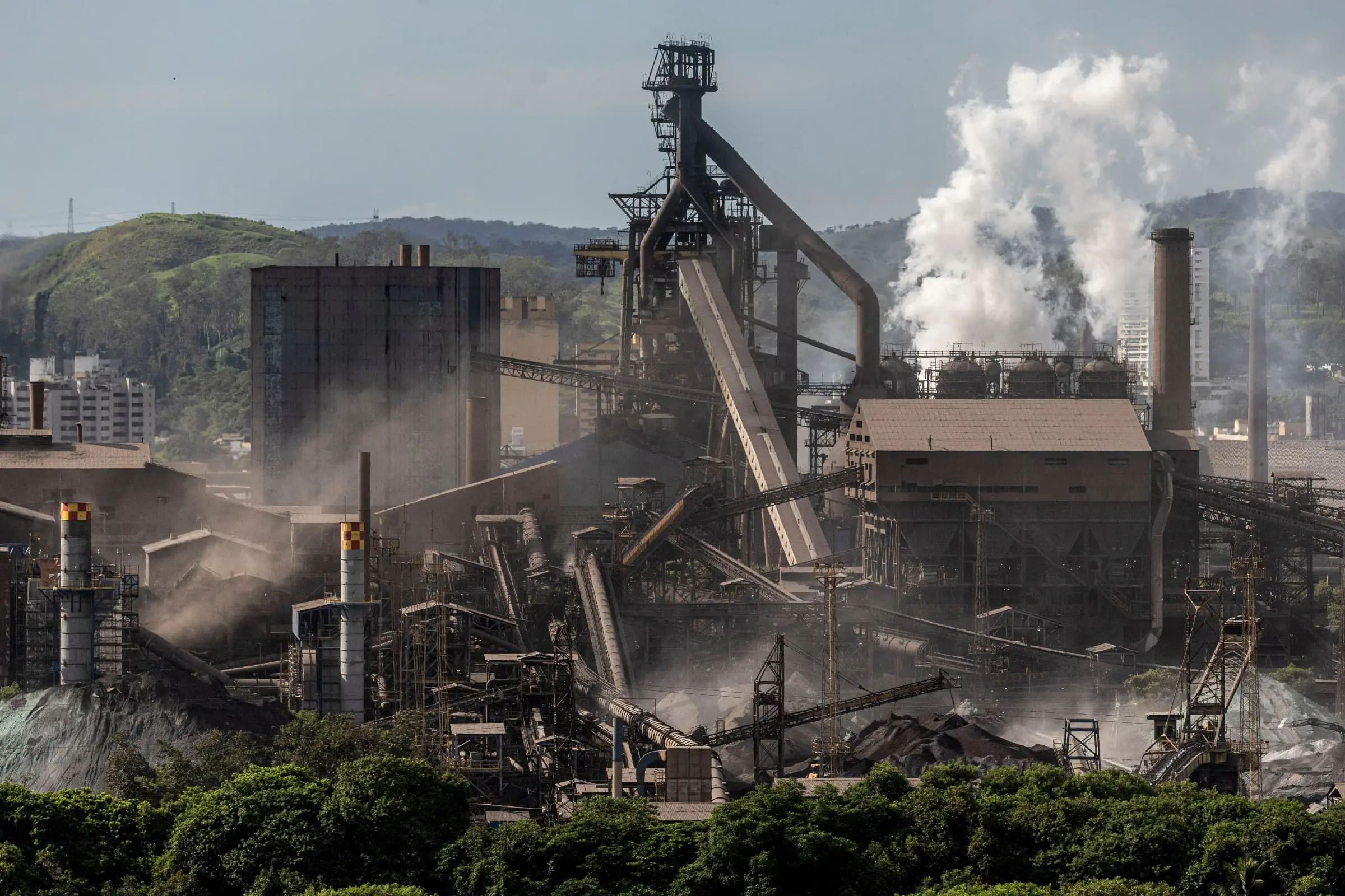 Fábrica da CSN em Volta Redonda, no Rio de Janeiro