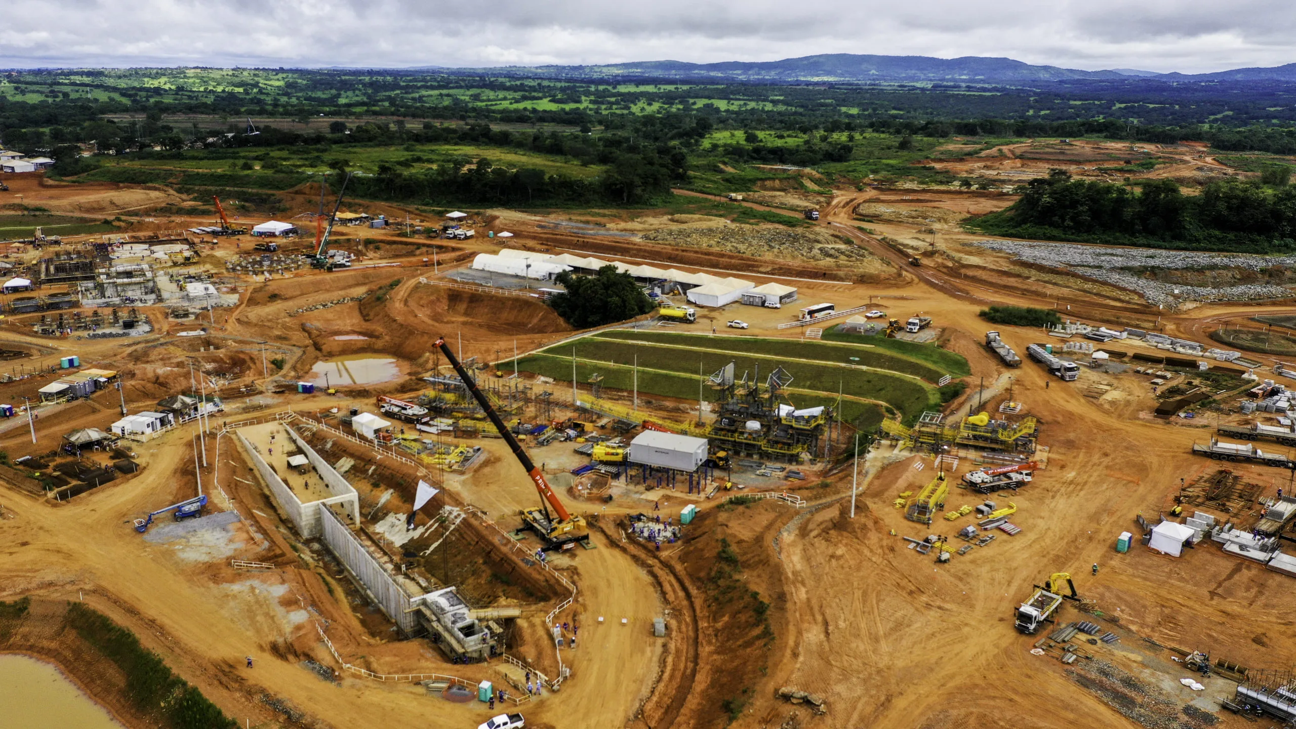 Planta de produção de ouro da Hochschild em Goiás