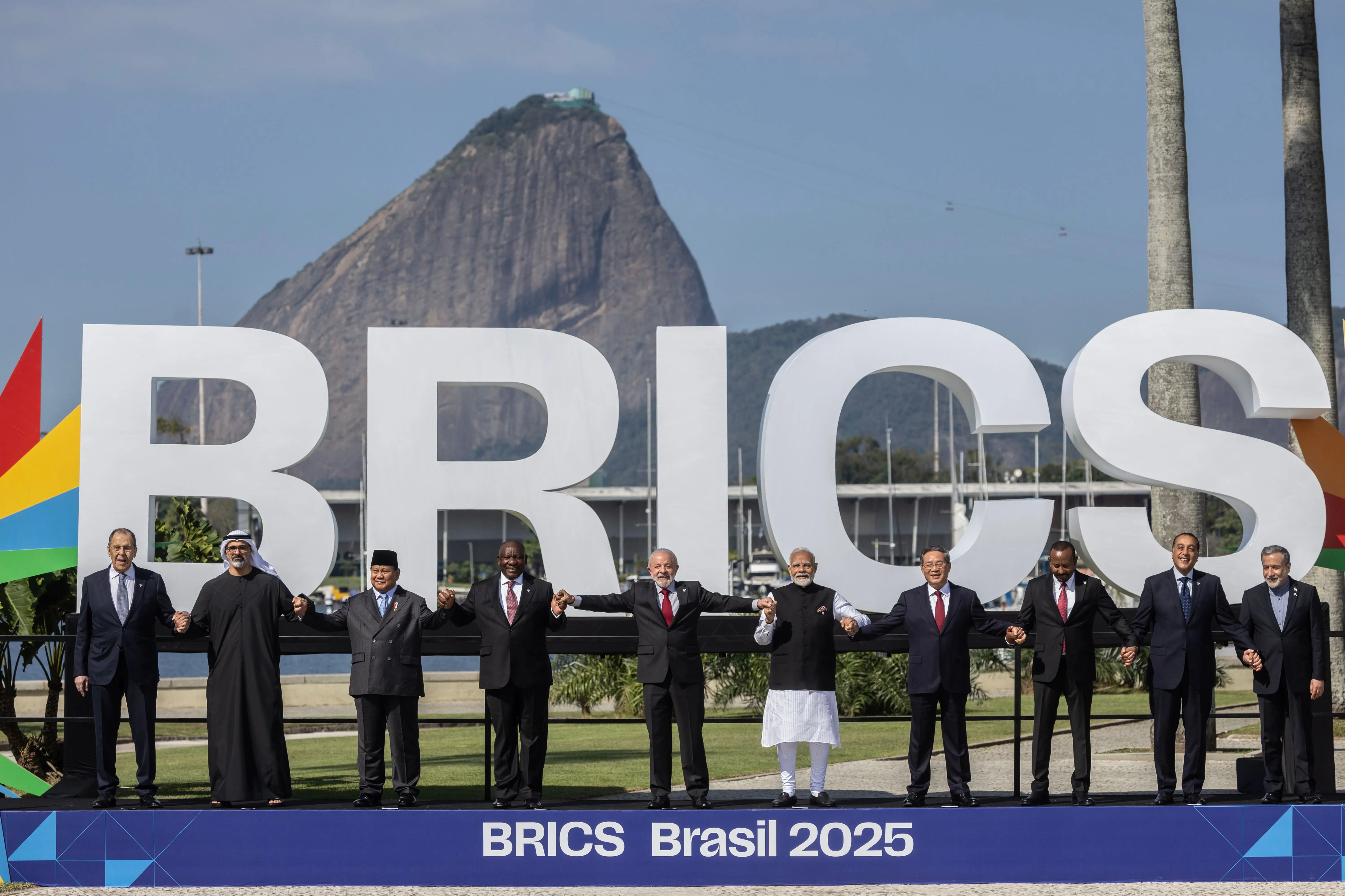 Presidente Lula recebe chefes de Estados na cúpula do BRICS no Rio de Janeiro em julho de 2025