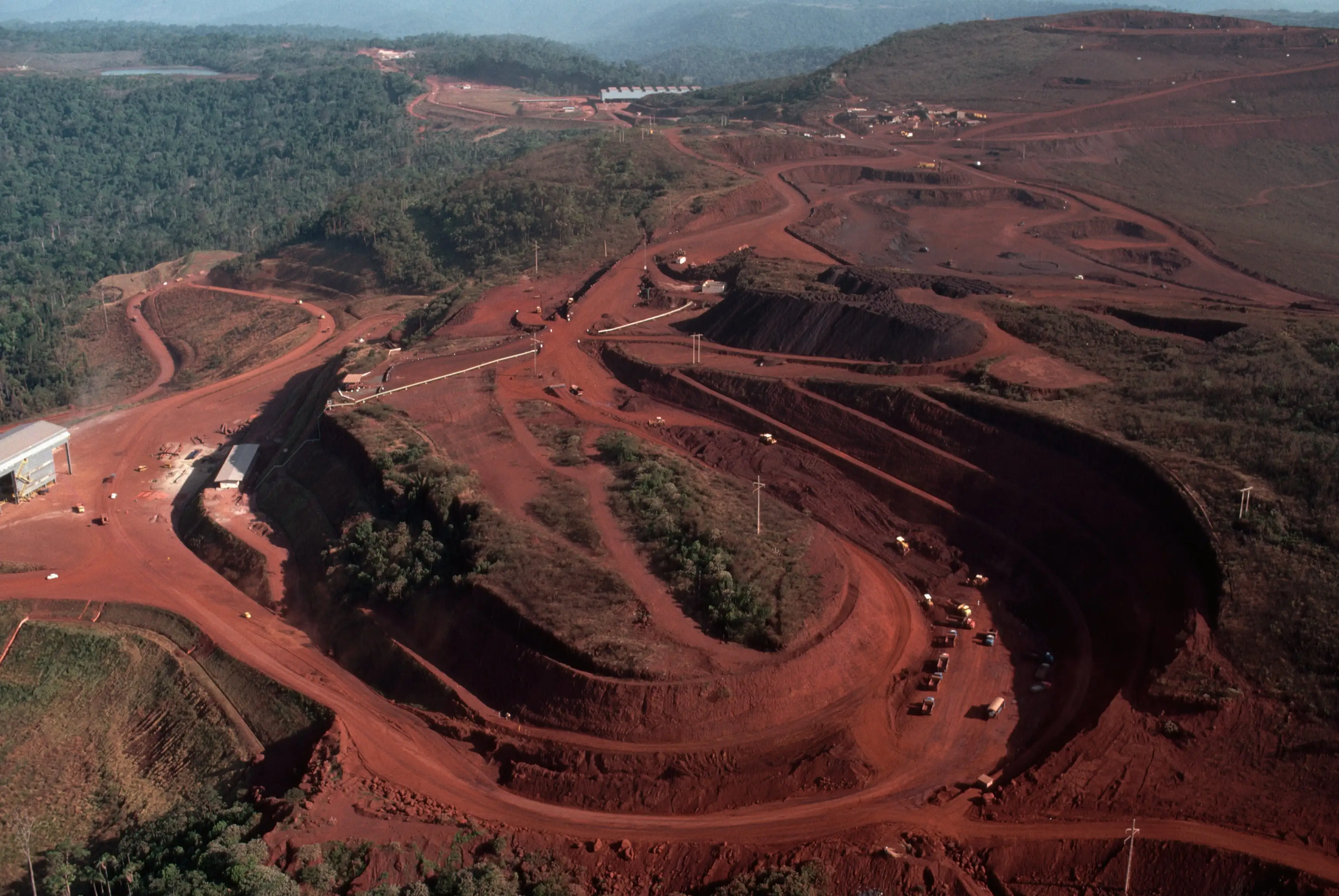 Imagem da mineração em Carajás