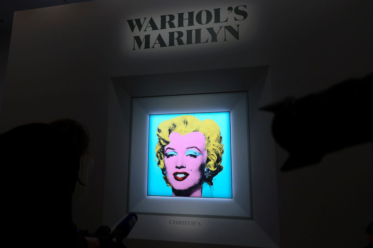 Quadro da Marilyn Monroe, pintado por Andy Wharol
