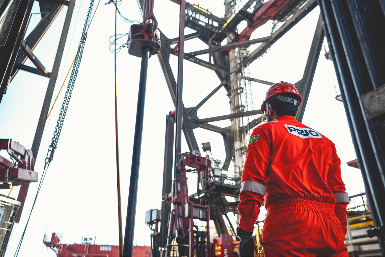 Operação de extração de petróleo da Prio