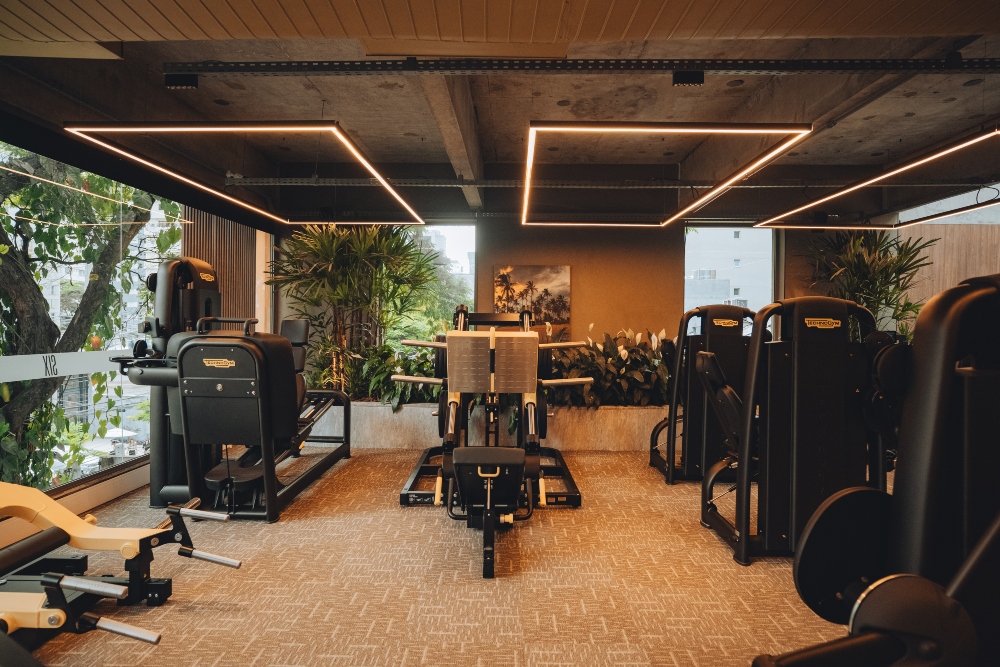 Imagem de uma unidade da rede de academias premium Six Sport Life localizada no Itaim, em São Paulo