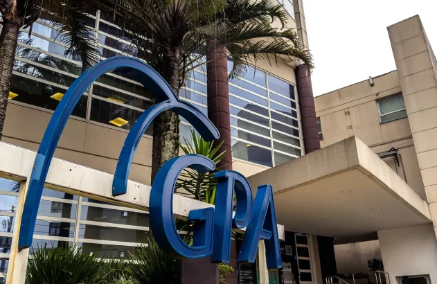 Fachada do prédio administrativo do GPA