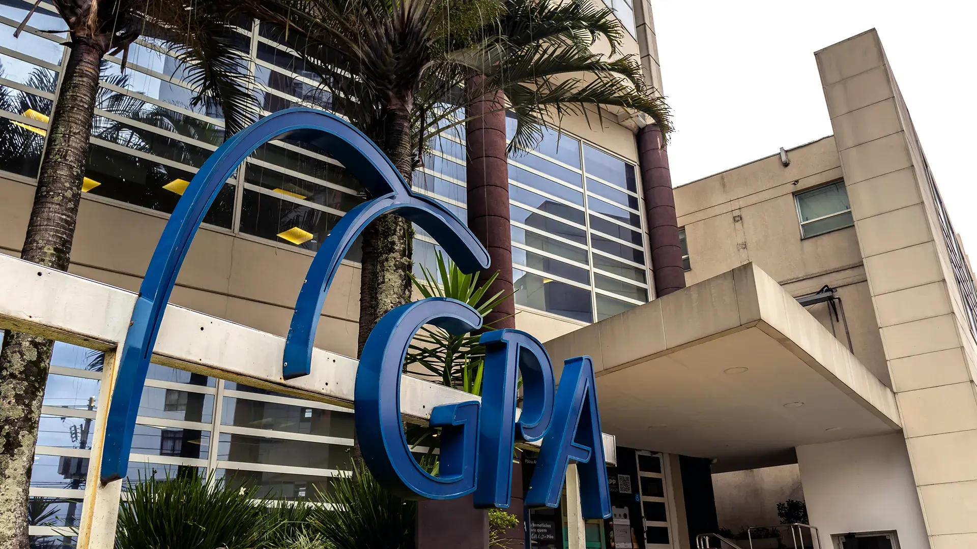 Fachada do prédio administrativo do GPA