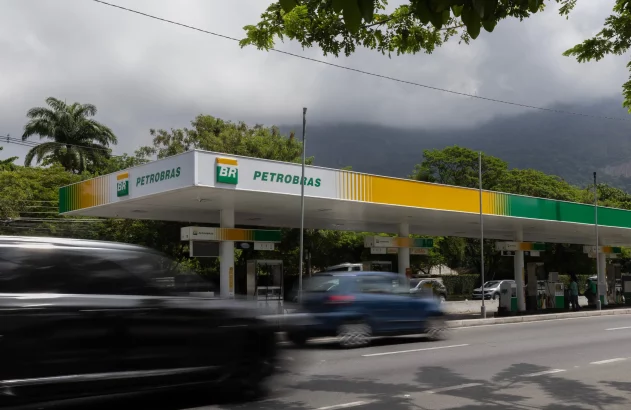 Posto da Petrobras, administrado pela Vibra Energia